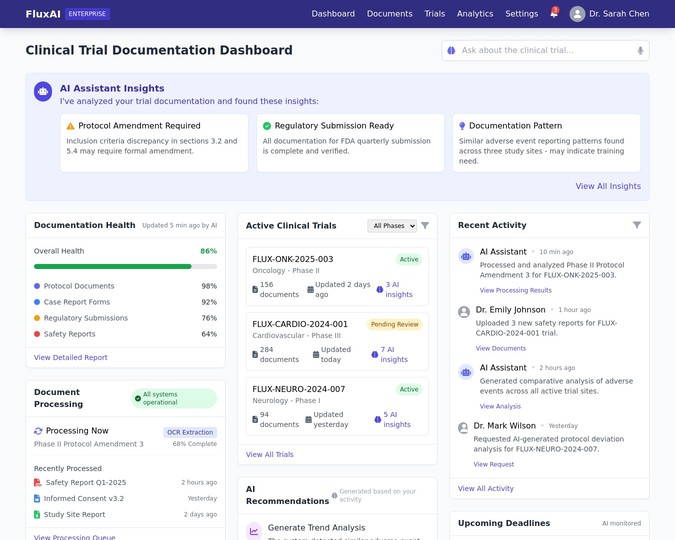 Clinical Trial Documentation Management System