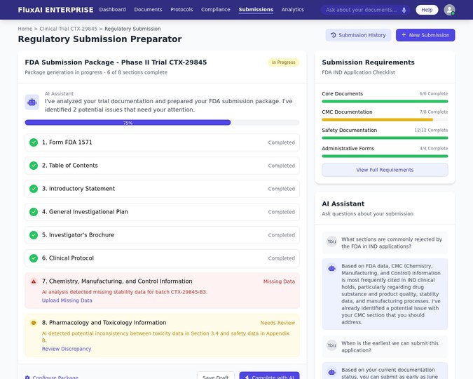 Regulatory Submission Preparator