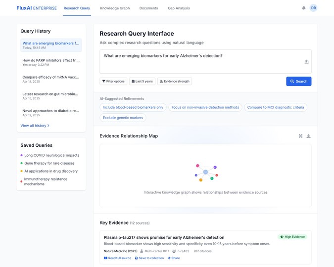Research Query Interface